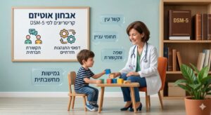 אבחון אוטיזם לפי ה-DSM-5