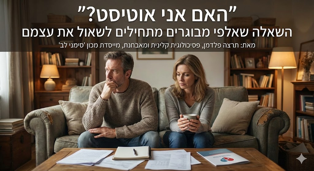 Read more about the article האם אני אוטיסט? – אבחון אוטיזם מבוגרים